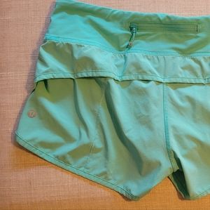 Lululemon speed up shorts, size 6